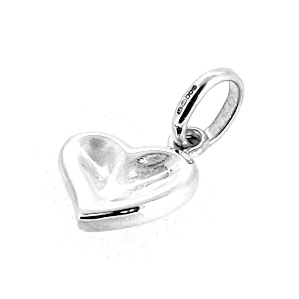Vintage Links of London Thumbprint Heart Charm Sterling Silver 2009