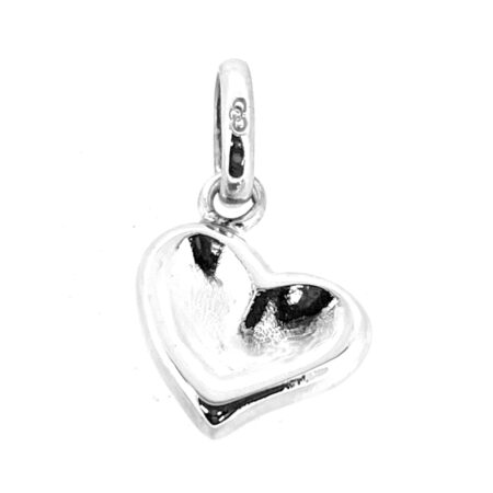 Vintage Links of London Thumbprint Heart Charm Sterling Silver 2009