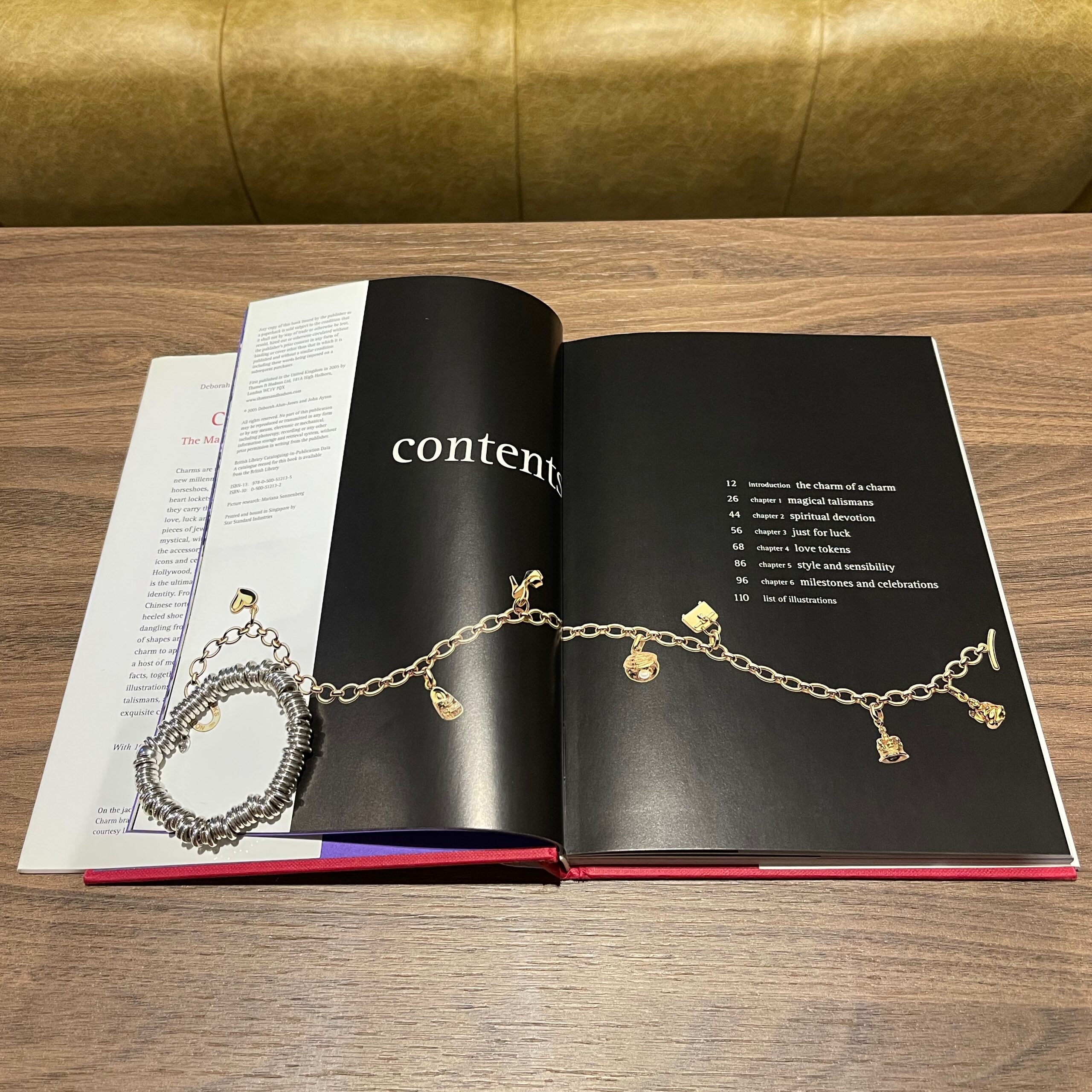 Introduction page of Charming: The Magic of Charm Jewelry highlighting the cultural significance of charm jewelry.