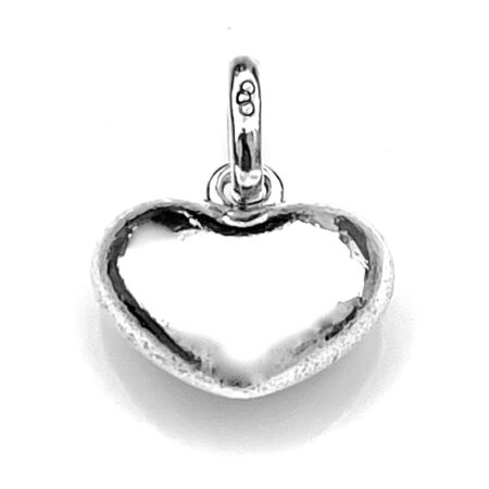 Vintage 2009 Links of London silver heart charm front view