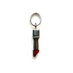 Professionally cleaned but unrestored Links of London silver lipstick charm, perfect for bracelets.