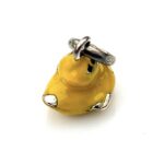 Sterling silver Rubber Ducky charm with quirky hand-painted eyes, vintage from Links of London
