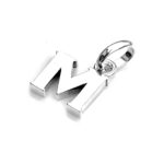 Vintage Initial M charm