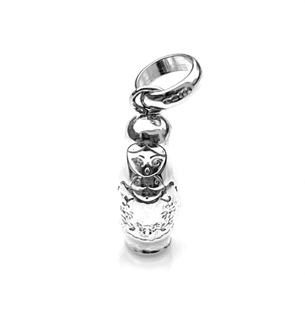 vintage Links of London sterling silver Russian Doll charm