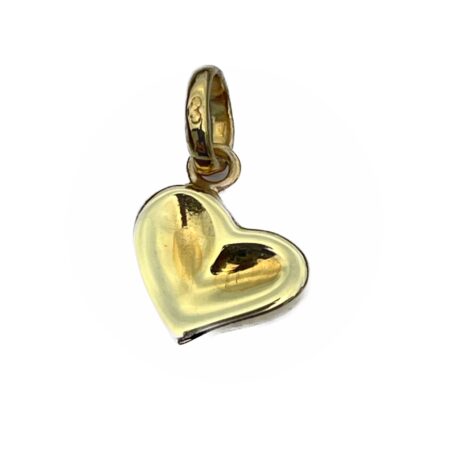 Links of London Thumbprint Heart charm plated in 18ct gold