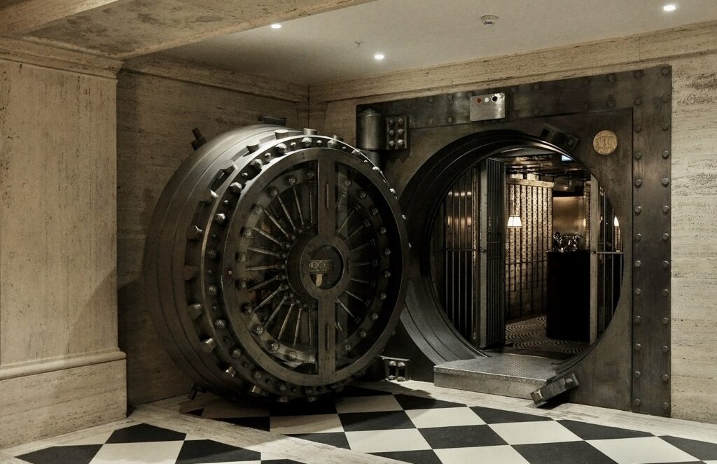 The Vault Links London Door