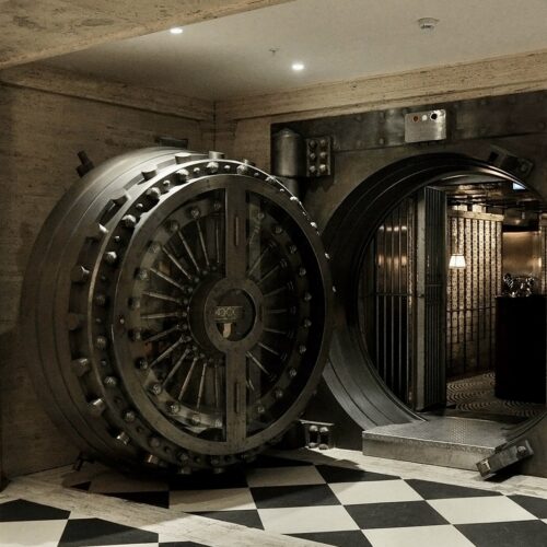 The Vault Links London Door