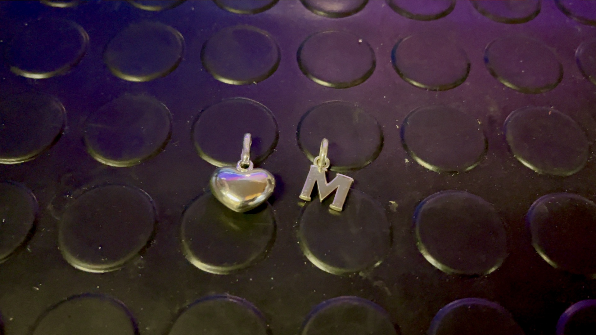 restored Links of London charms displayed in The Vault.