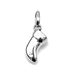 view of the 2009 Links of London Christmas Stocking charm in sterling silver