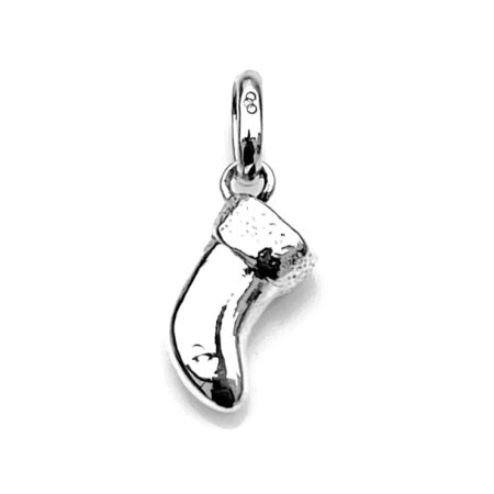 view of the 2009 Links of London Christmas Stocking charm in sterling silver