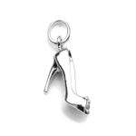 High-resolution image showing the smooth finish of the Classic High Heel Shoe charm