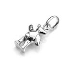 Top view of the charm highlighting its playful articulated design