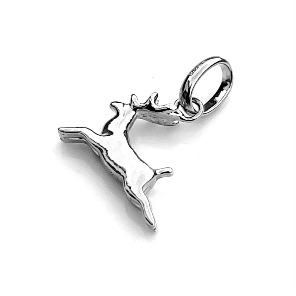 Links of London Leaping Reindeer charm in sterling silver
