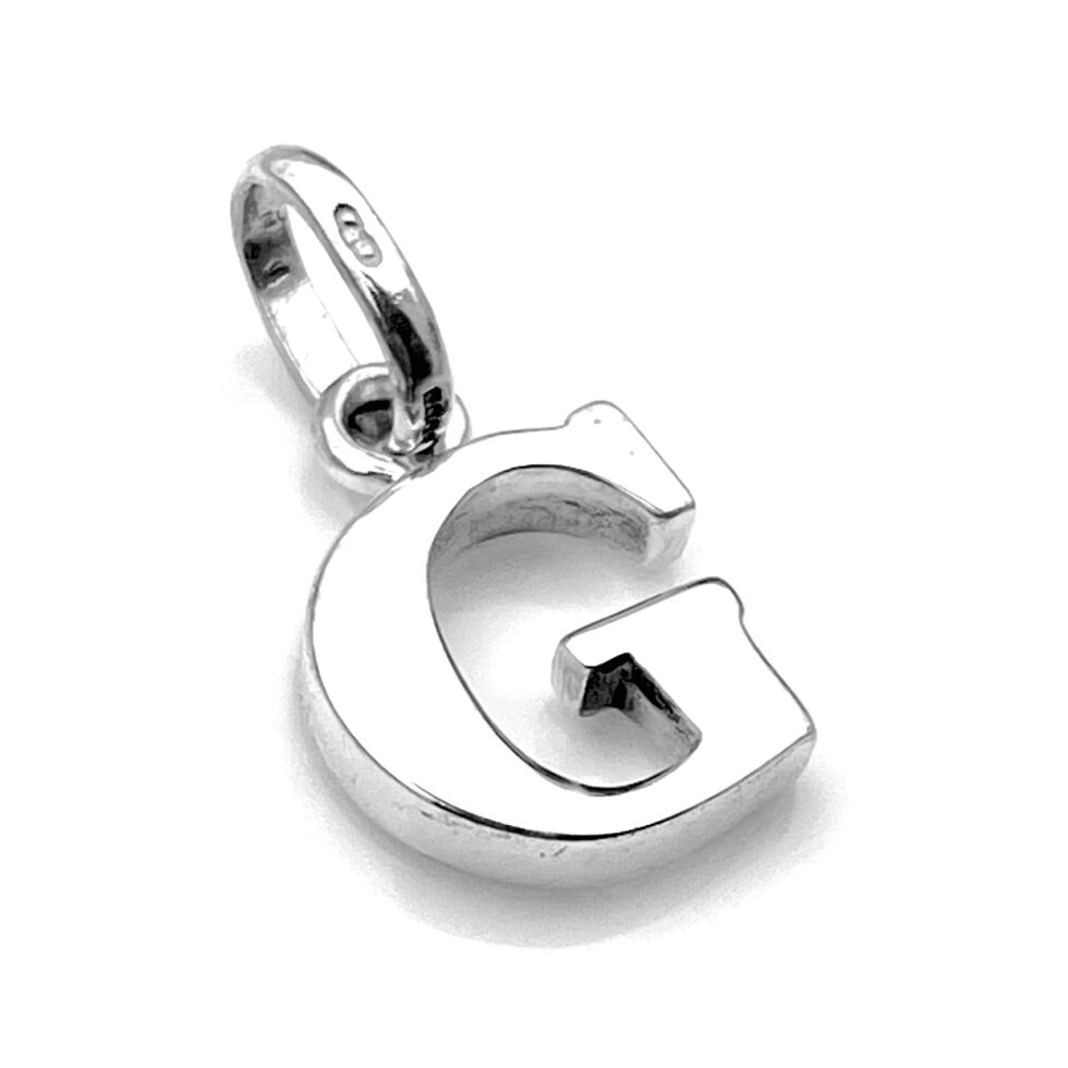 Links of London Sterling Silver 'G' Charm on white background