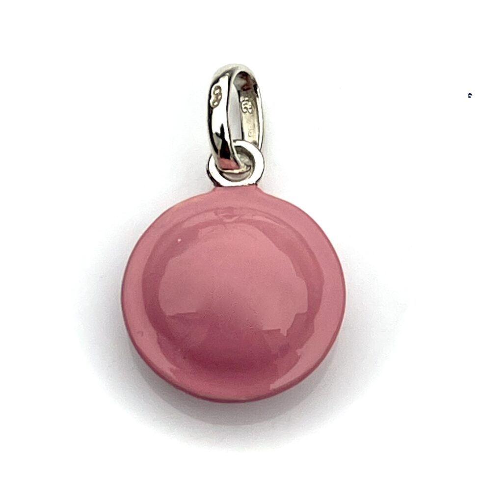 Links of London Pink Flying Saucer charm in sterling silver