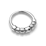 Close-up of the Allsorts Ring’s unique bead motif
