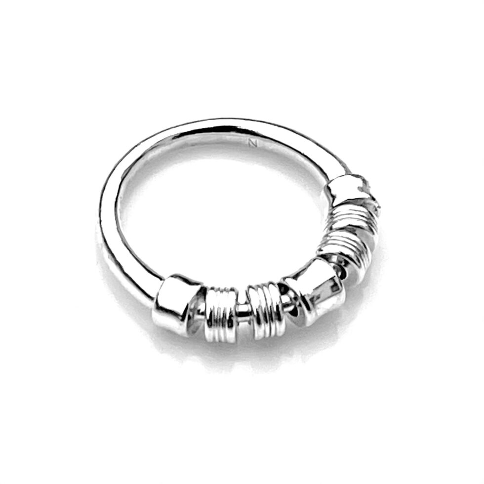 Elegant Links of London Sterling Silver Allsorts Ring