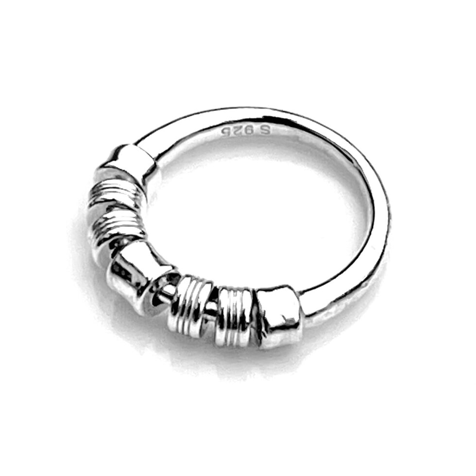 Brightly polished Allsorts Ring