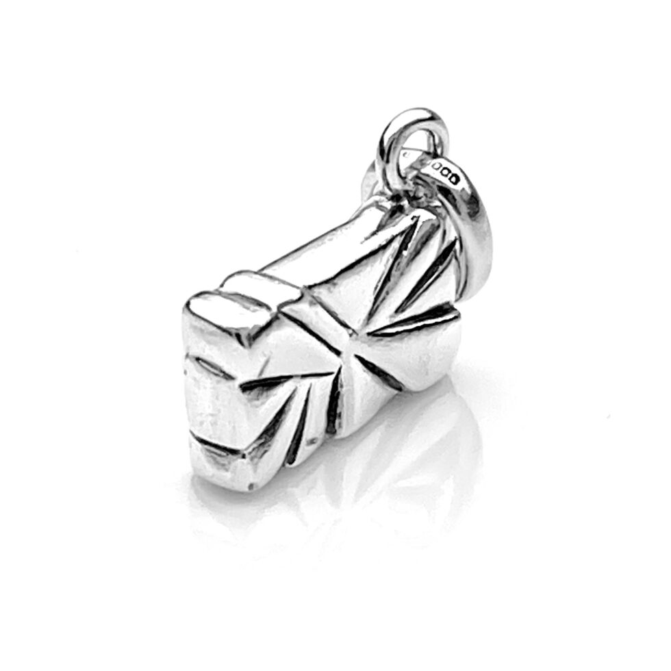 Flat-lay image of the Gift Box charm