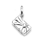 Side view showcasing the rectangular shape of the Gift Box charm
