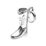 Front view of 2012 Links of London sterling silver Cowboy Boot charm
