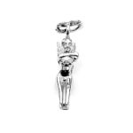 Top view of the charm highlighting its intricate design and detail