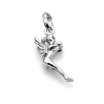 Front view of the 2008 Links of London Fairy charm in sterling silver