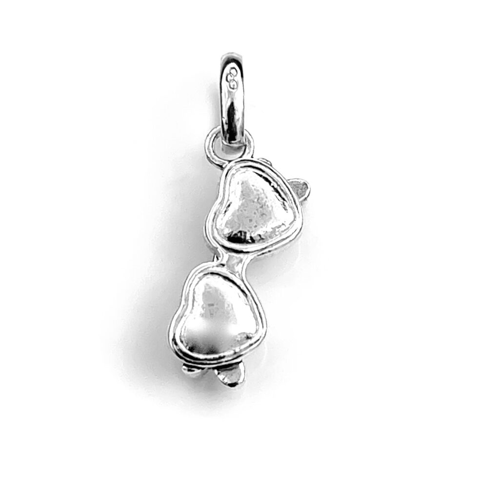 Links of London Heart Glasses charm in sterling silver