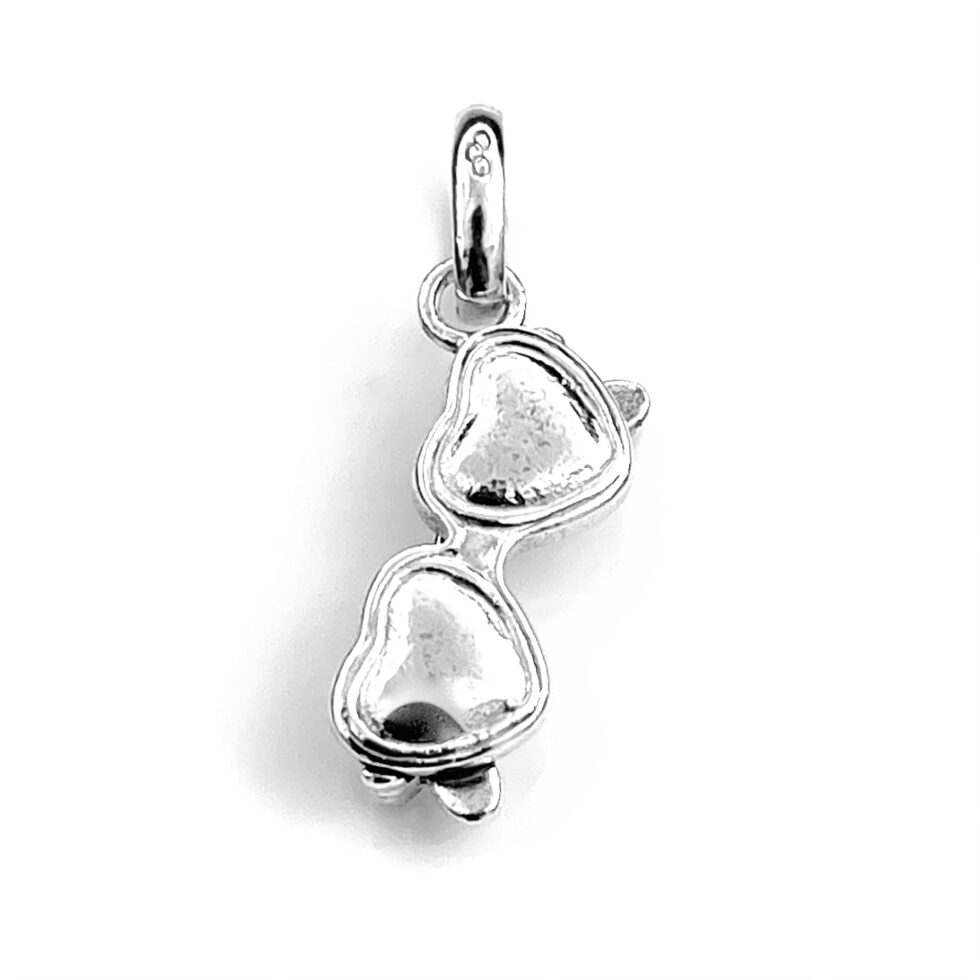 2010 Links of London Heart Glasses charm in sterling silver