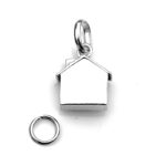 Polished sterling silver Links of London house charm ready for gifting