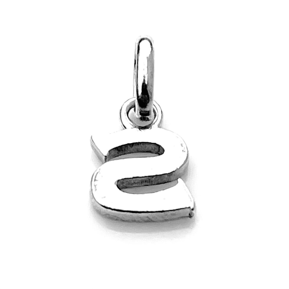 Vintage letter S charm
