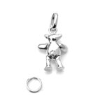 Close-up of 2008 Links of London Classic Teddy Bear Charm.