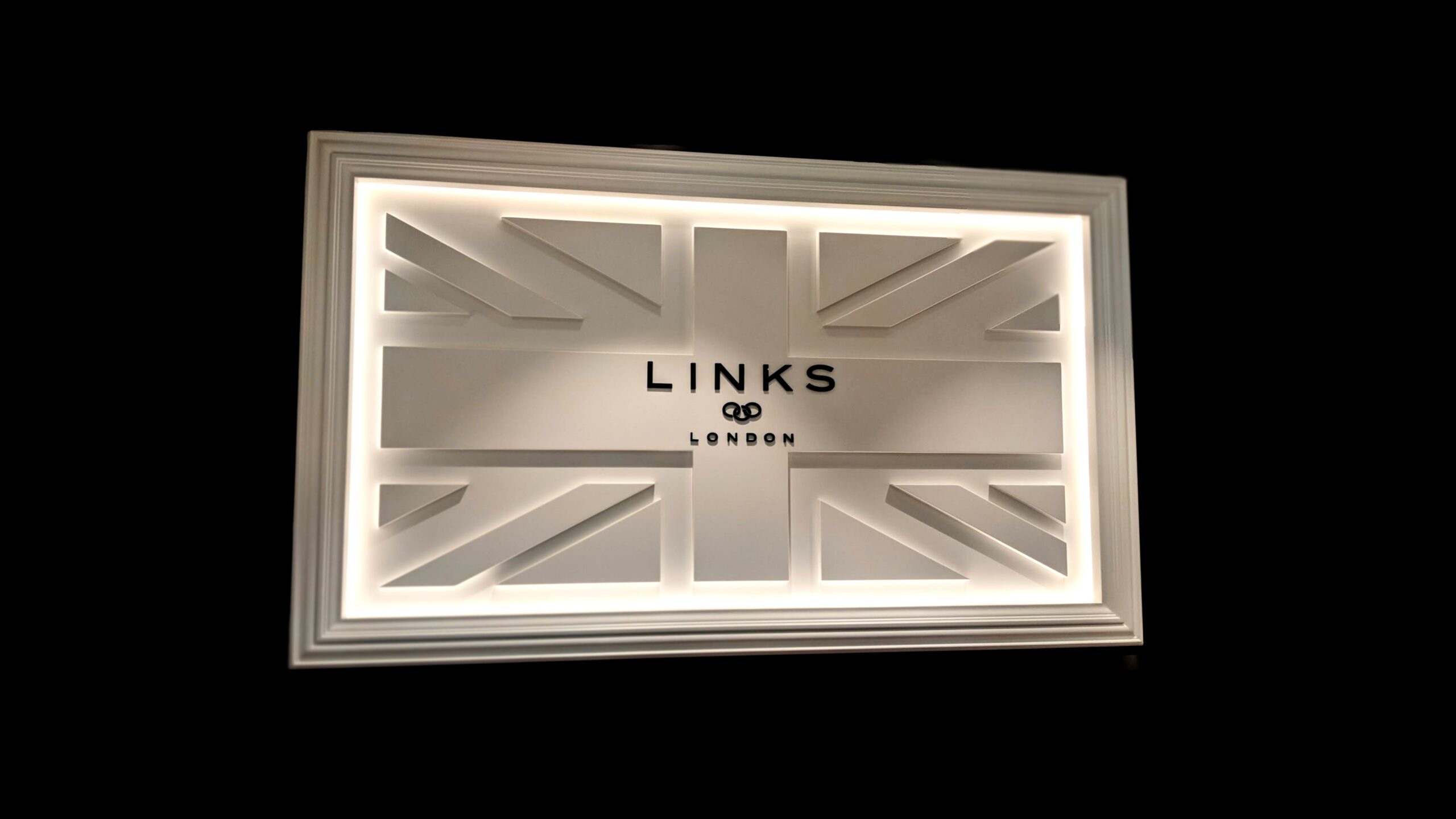 Links London Union Jack Sign
