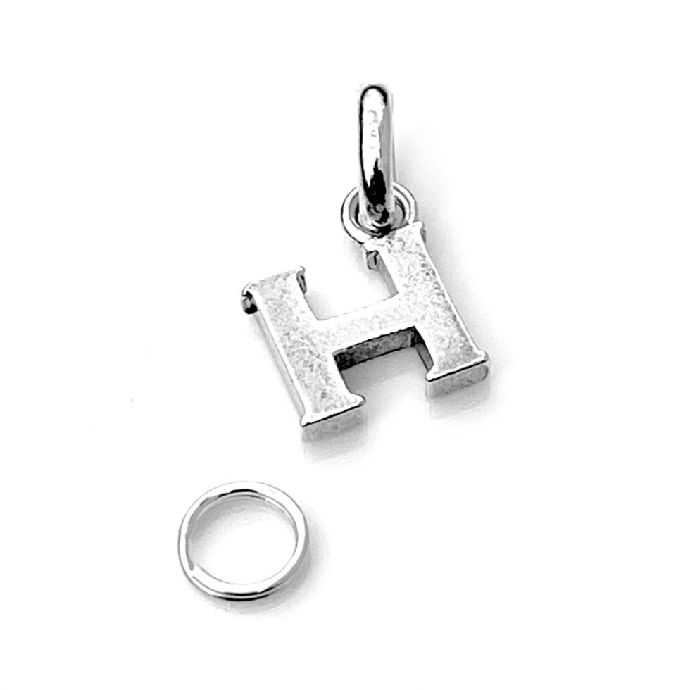 Links of London Sterling Silver Letter 'H' Charm.