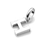 Close-up of the 2008 Links of London Sterling Silver Letter 'H' Charm.
