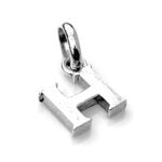 Sterling silver 'H' Charm