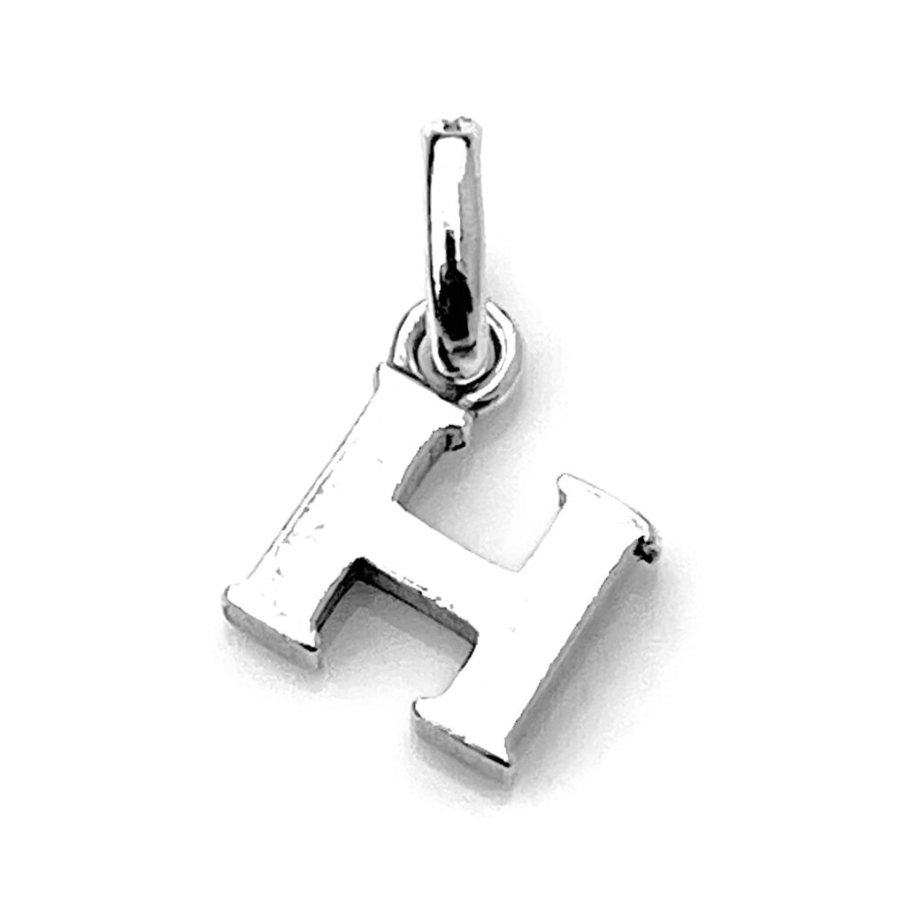 Links of London Sterling Silver Letter 'H' Charm.