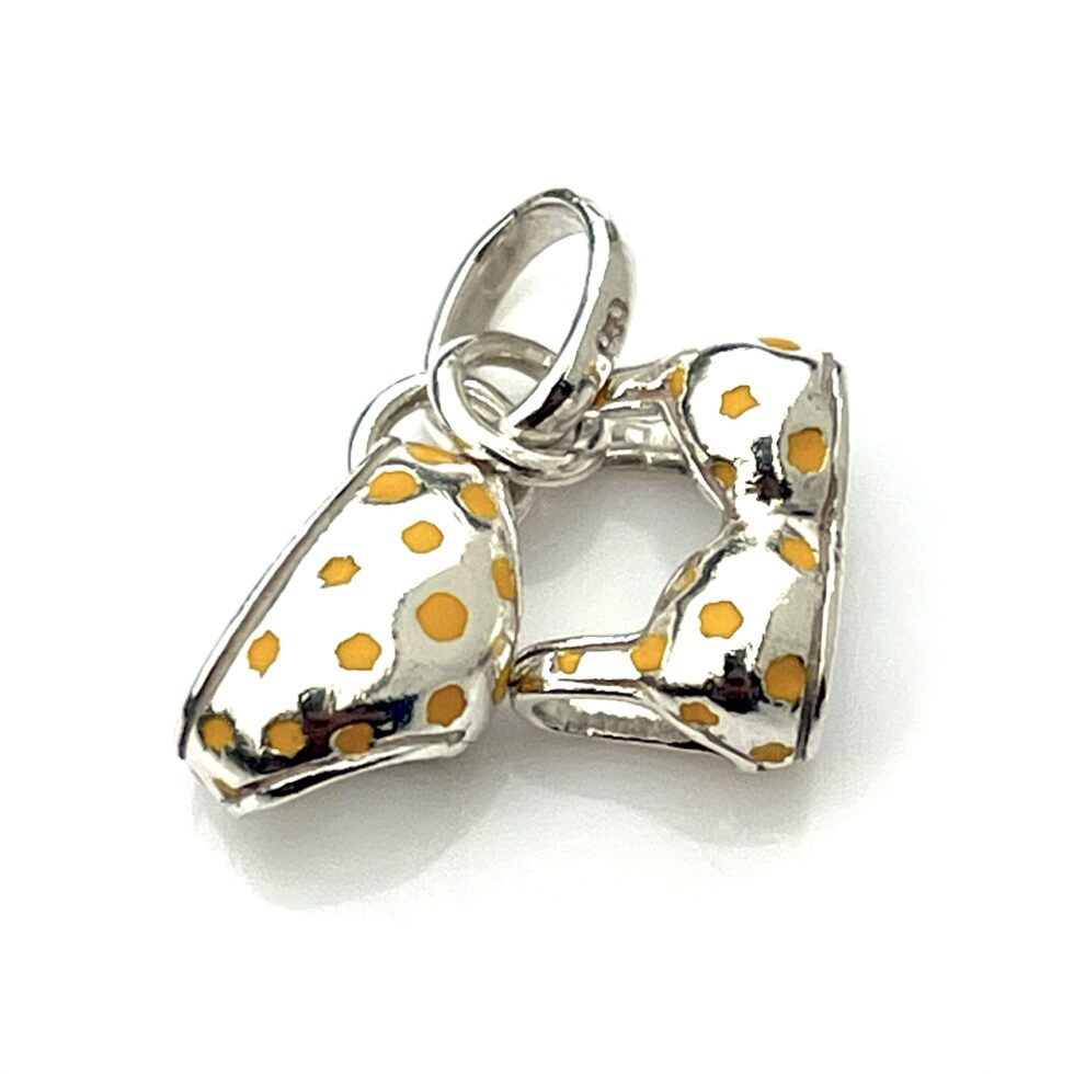 The Links of London yellow polka dot bikini charm