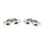 Links of London Sterling Silver Heart Cufflinks