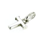Angled view highlighting the bright and polished finish of the charm.