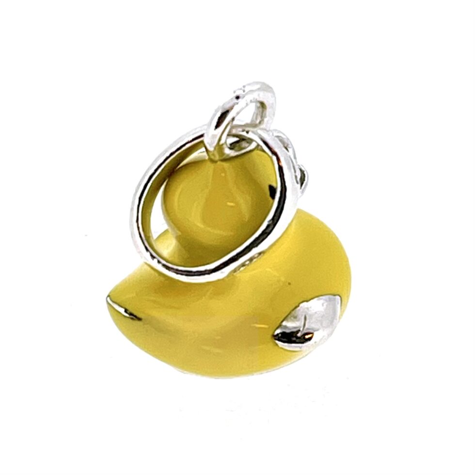 Vintage 2008 Links of London Silver Rubber Ducky Enamel Charm