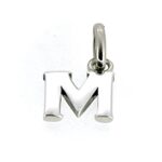 2008 Links of London Sterling Silver Initial 'M' Charm | Restored to a Polished Finish