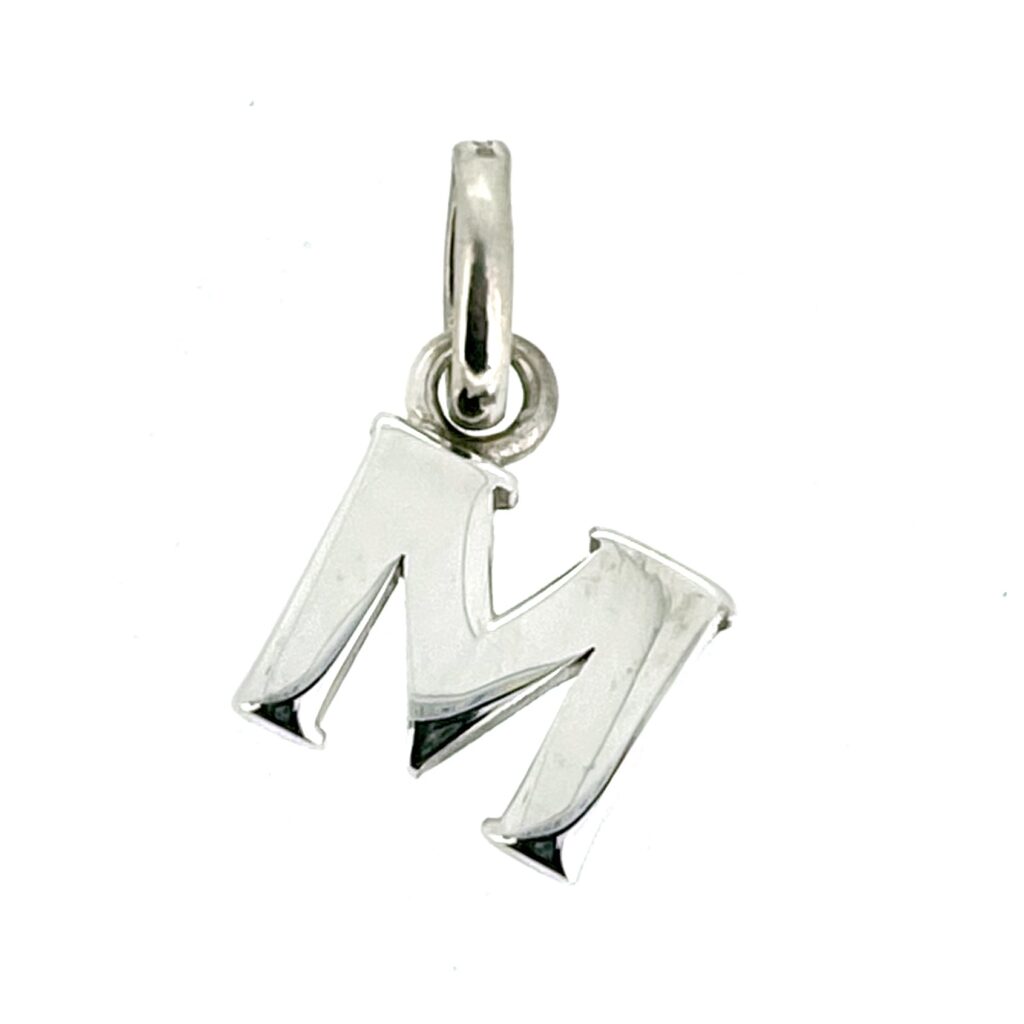 the 2008 Links of London Sterling Silver Initial 'M' Charm.