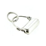 back side view of vintage 2009 Links of London handbag charm.