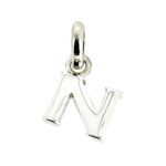 Front view of the Links of London Classic Sterling Silver 'N' Charm.
