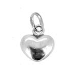 Detailed view of the charm’s oval bail and hallmarks.