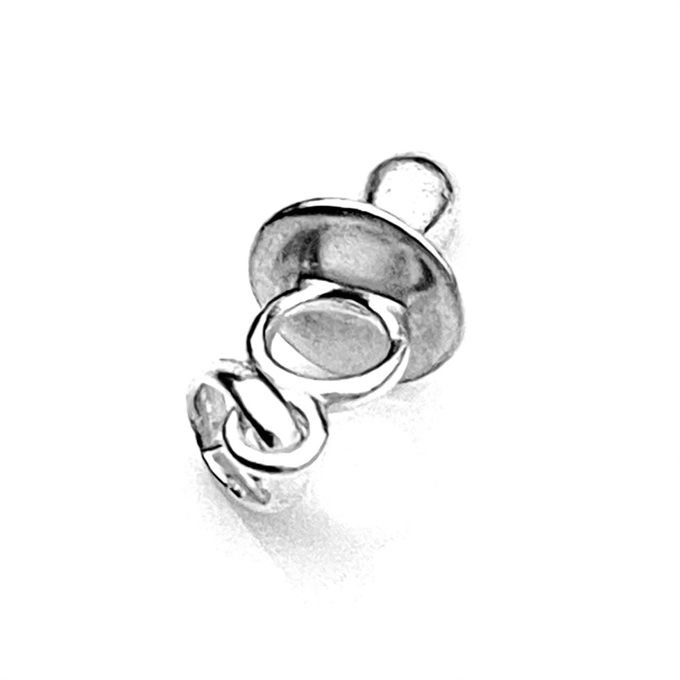 Links of London Baby’s Dummy Charm in sterling silver.