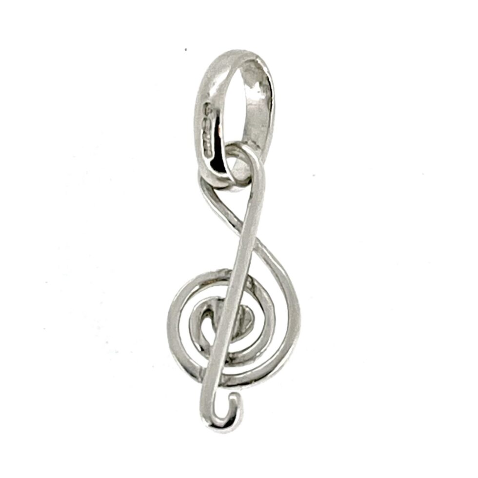 Artistic flat-lay photo of the charm against a neutral background.