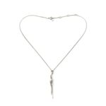 2012 Links of London Entwine Pendant Necklace showing the polished spiral design.