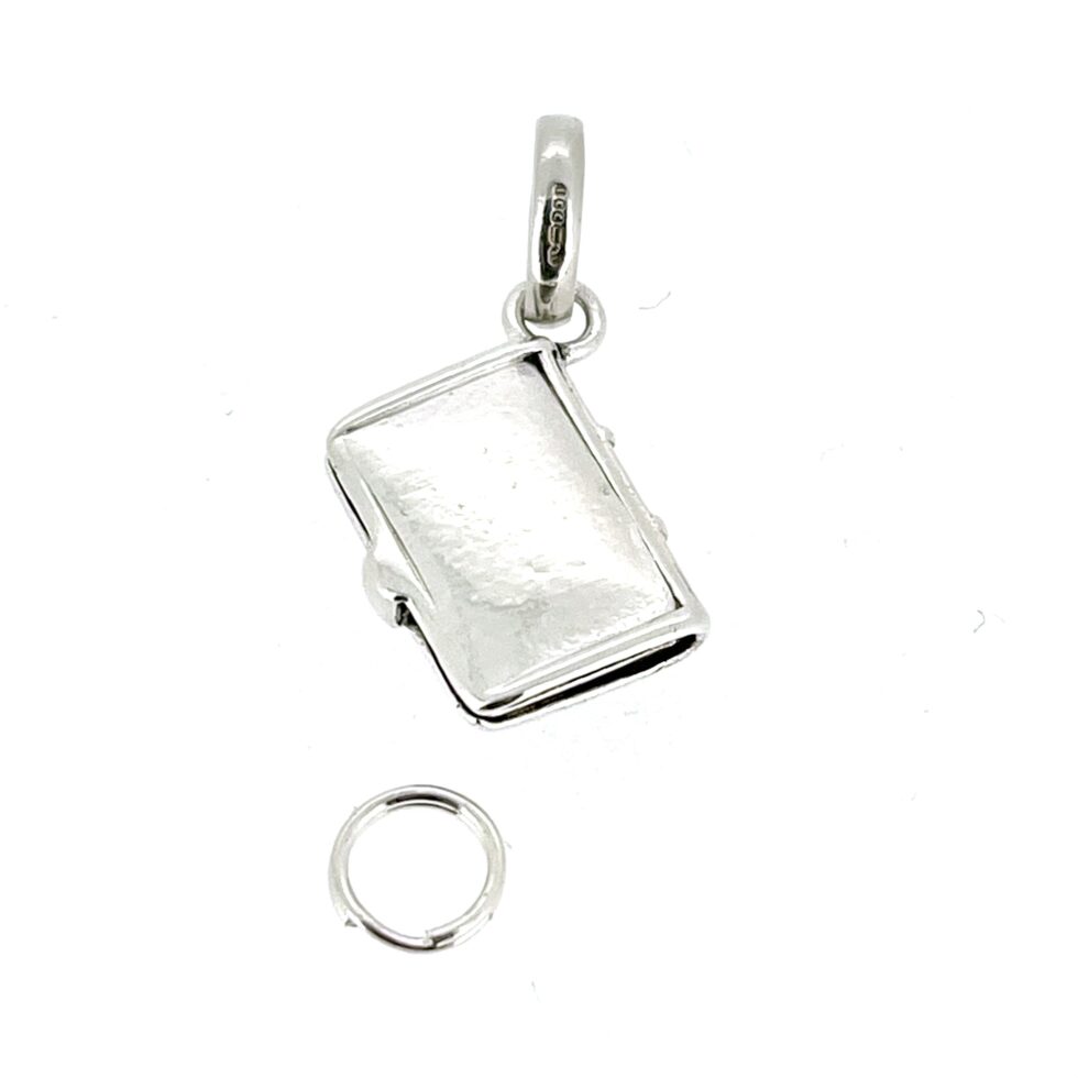 back view of the 2010 Links of London "Once Upon a Time" Book Charm.